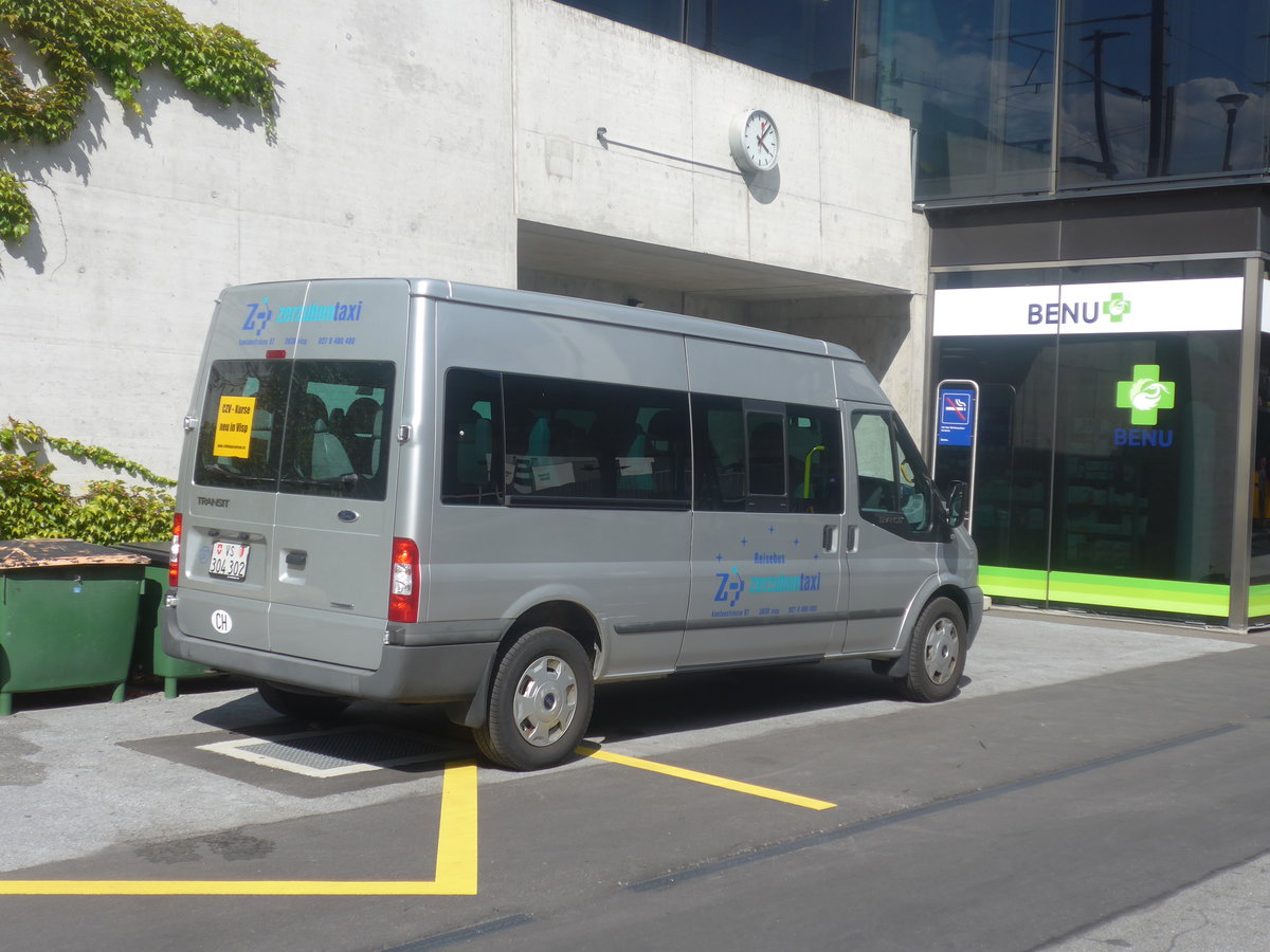 (209'038) - Zerzuben, Visp - Nr. 37/VS 304'302 - Ford am 18. August 2019 beim Bahnhof Visp