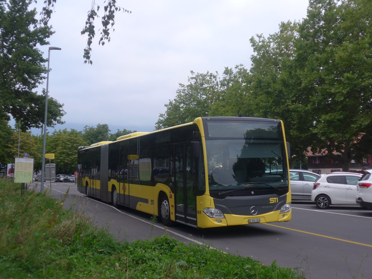 (209'060) - STI Thun - Nr. 183/BE 804'183 - MAN am 23. August 2019 in Thun, Lachen