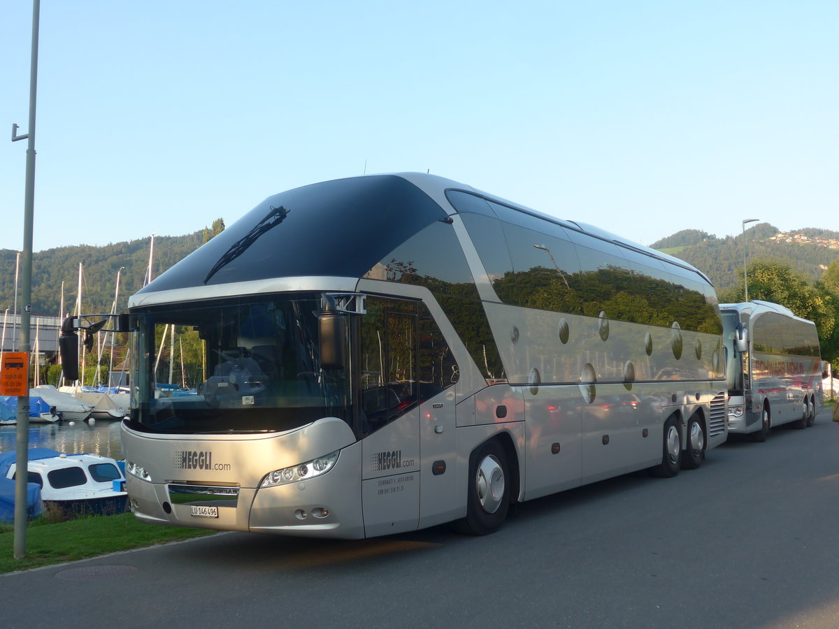 (209'080) - Heggli, Kriens - Nr. 37/LU 146'496 - Neoplan am 24. August 2019 in Thun, Strandbad