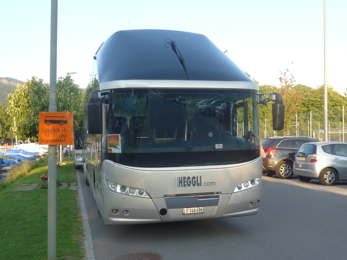 (209'082) - Heggli, Kriens - Nr. 37/LU 146'496 - Neoplan am 24. August 2019 in Thun, Strandbad