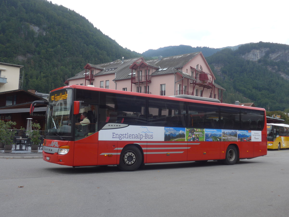 (209'185) - AFA Adelboden - Nr. 24/BE 26'701 - Setra am 1. September 2019 in Meiringen, Postautostation (Einsatz PostAuto fr Engstlenalp-Bus)