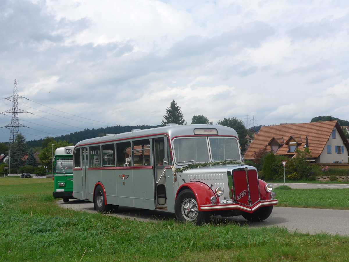 (209'242) - BSU Solothurn - Nr. 11/SO 20'727 - FBW/Hess am 1. September 2019 in Wynigen, Landi