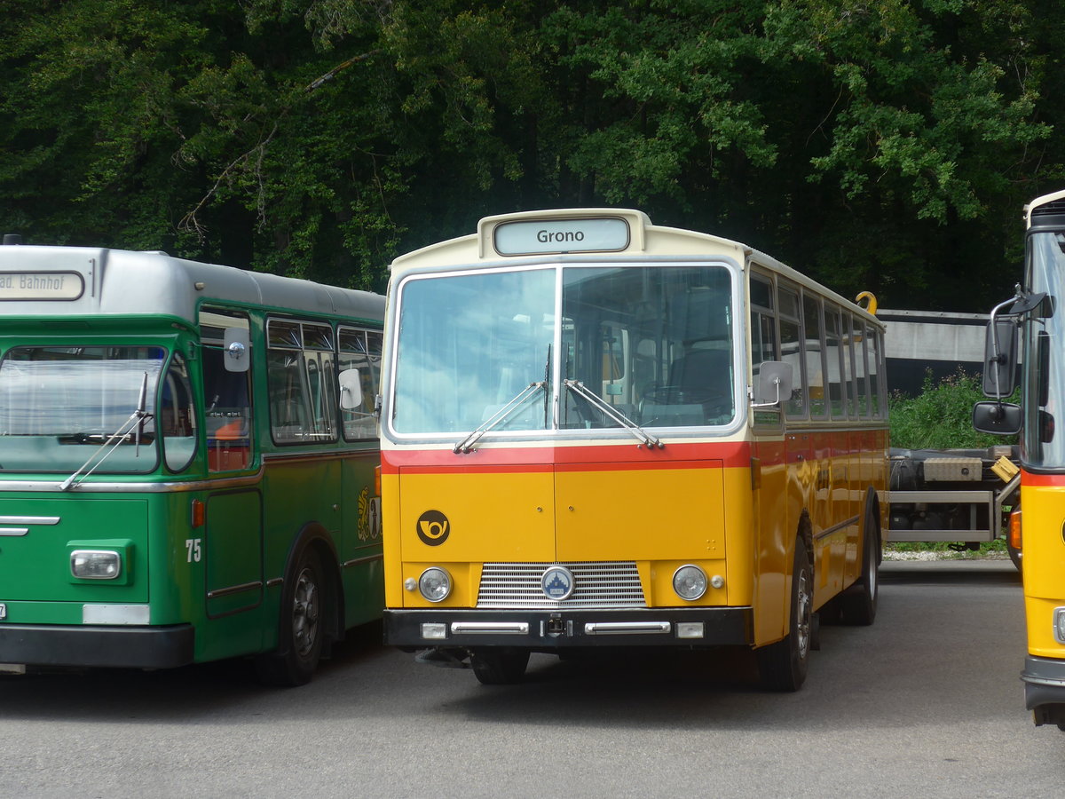 (209'261) - Gast, Wimmis - Saurer/Tscher (ex HPTrans, Thusis; ex Mauerhofer, Worb; ex Erni, Schupfart Nr. 3; ex P 24'636) am 1. September 2019 in Burgdorf, kihof Ziegelgut 