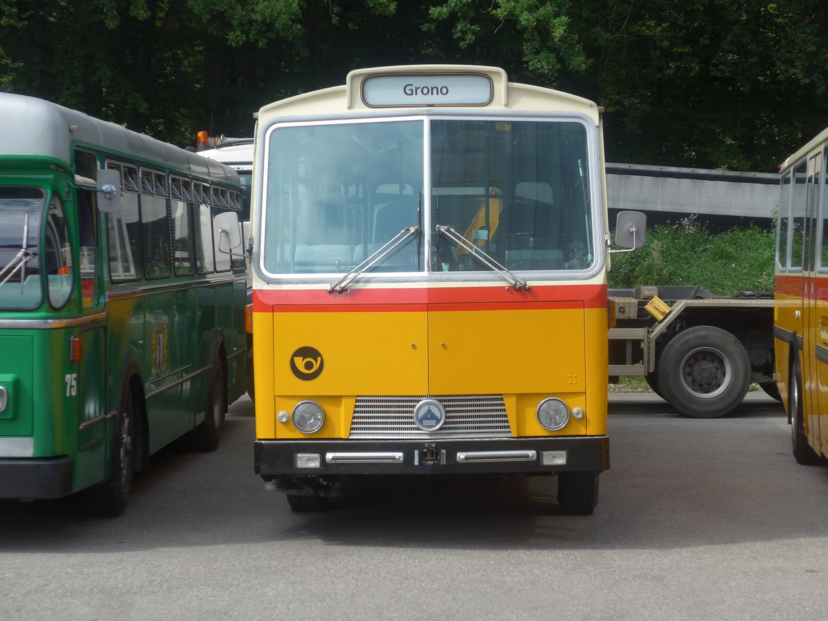 (209'264) - Gast, Wimmis - Saurer/Tscher (ex HPTrans, Thusis; ex Mauerhofer, Worb; ex Erni, Schupfart Nr. 3; ex P 24'636) am 1. September 2019 in Burgdorf, kihof Ziegelgut