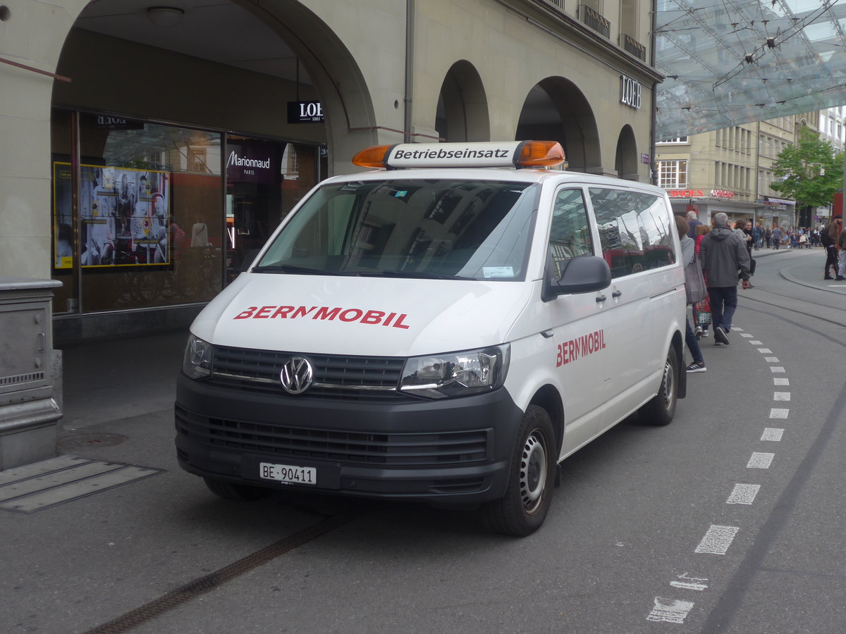 (209'332) - Bernmobil, Bern - BE 90'411 - VW am 5. September 2019 beim Bahnhof Bern