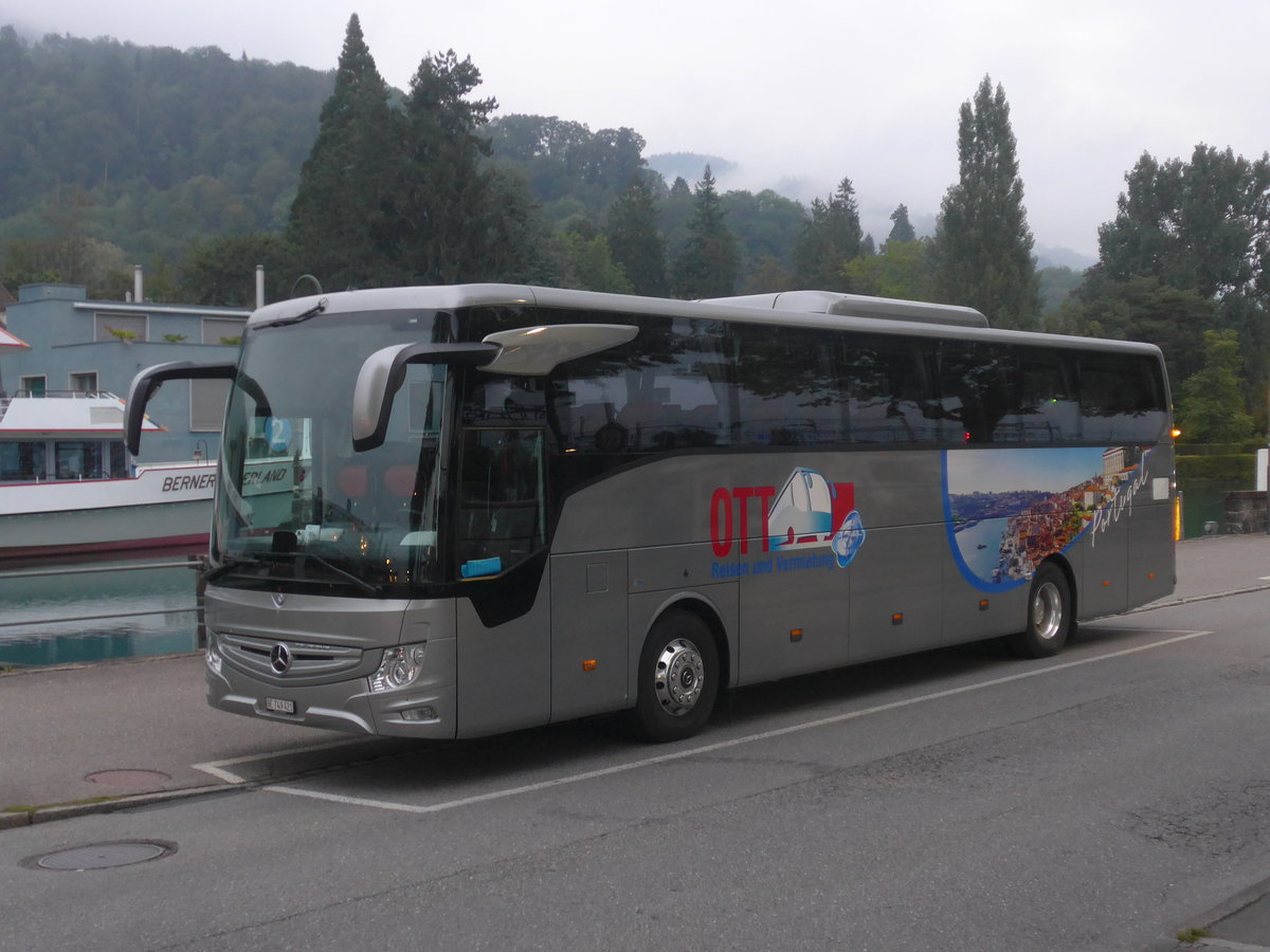 (209'349) - Ott, Steffisburg - BE 749'421 - Mercedes am 6. September 2019 bei der Schifflndte Thun