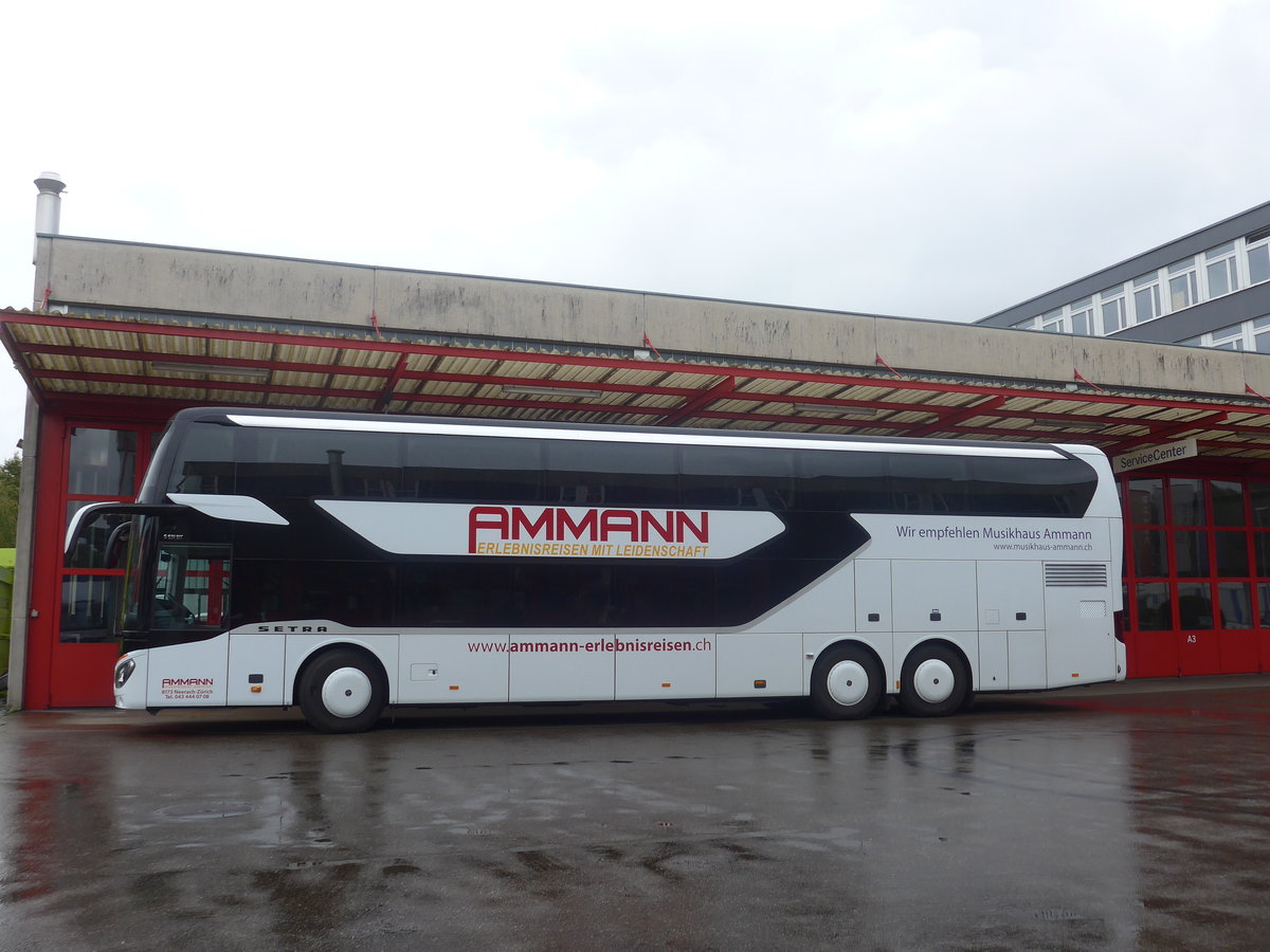 (209'435) - Ammann, Neerach - ZH 512'240 - Setra am 8. September 2019 in Kloten, EvoBus