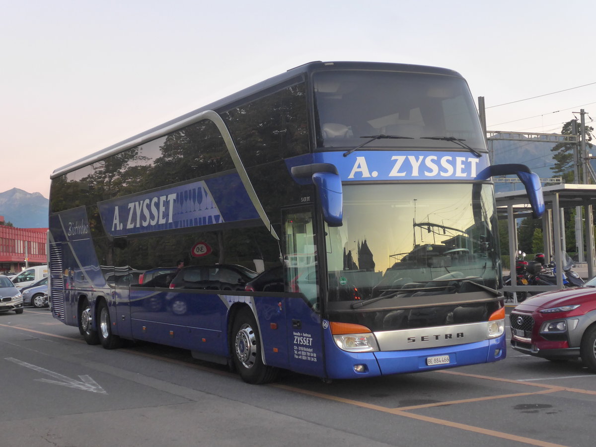 (209'532) - Zysset, Kirchdorf - Nr. 66/BE 884'466 - Setra am 12. September 2019 in Thun, CarTerminal