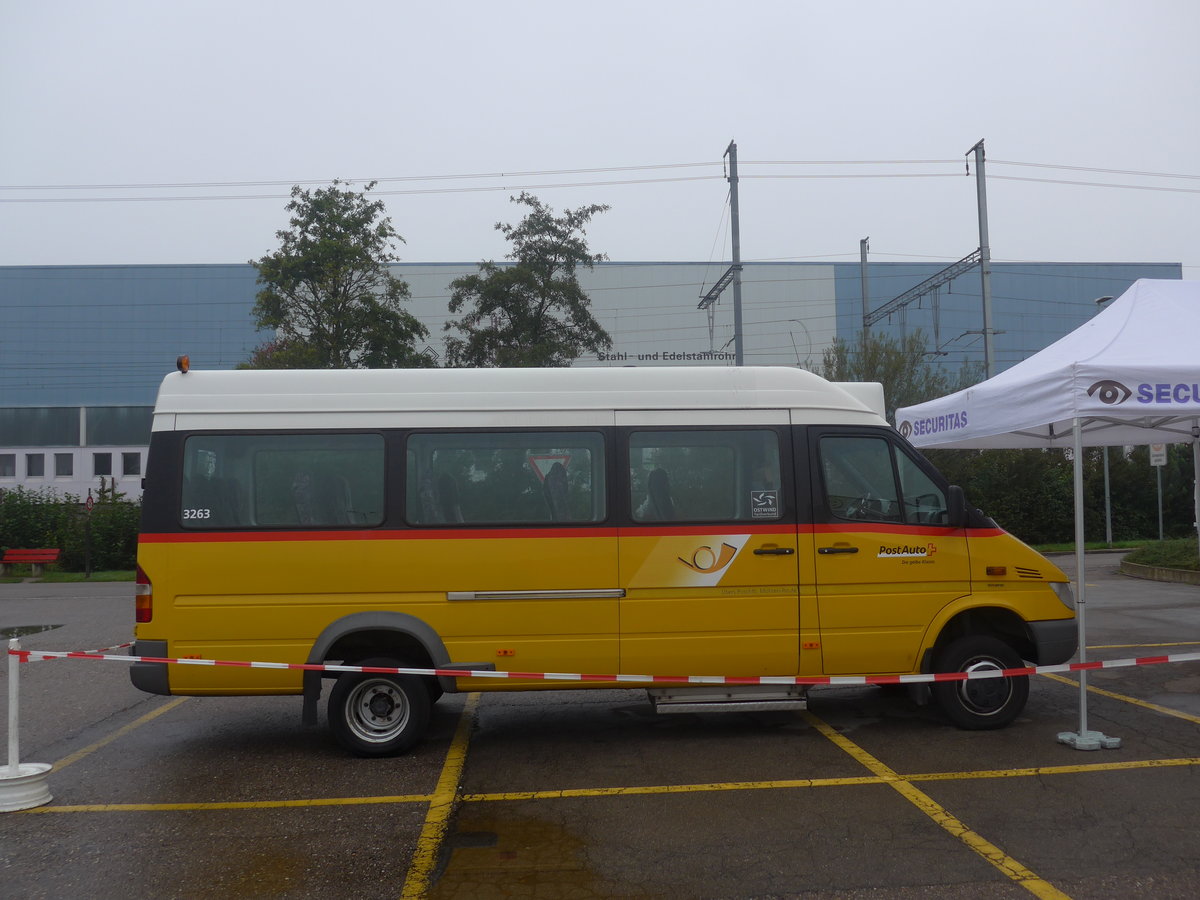 (209'914) - PostAuto Ostschweiz - AR 15'234 - Mercedes (ex sers Poschtli, Reute) am 6. Oktober 2019 in Wil, Larag