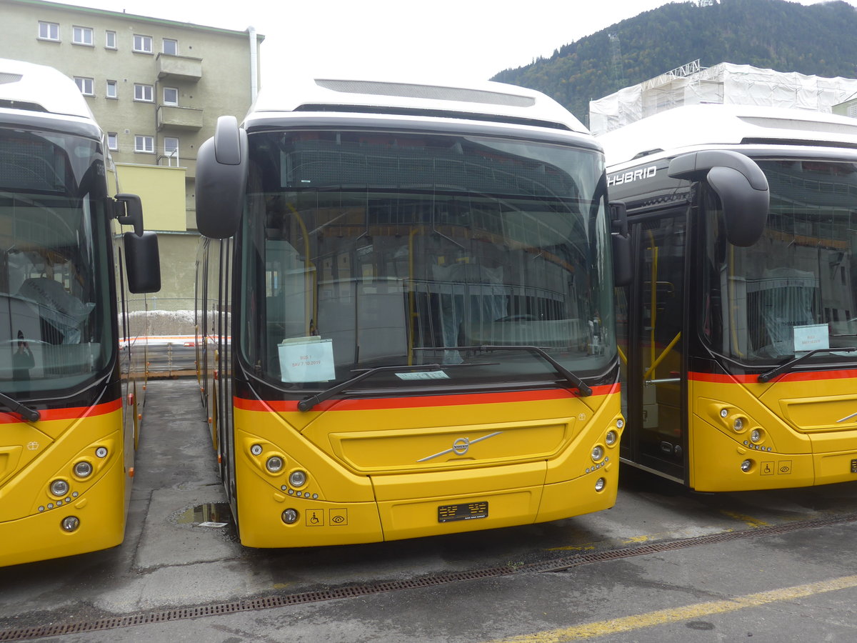 (210'019) - PostAuto Ostschweiz - Volvo am 6. Oktober 2019 in Chur, Postgarage 