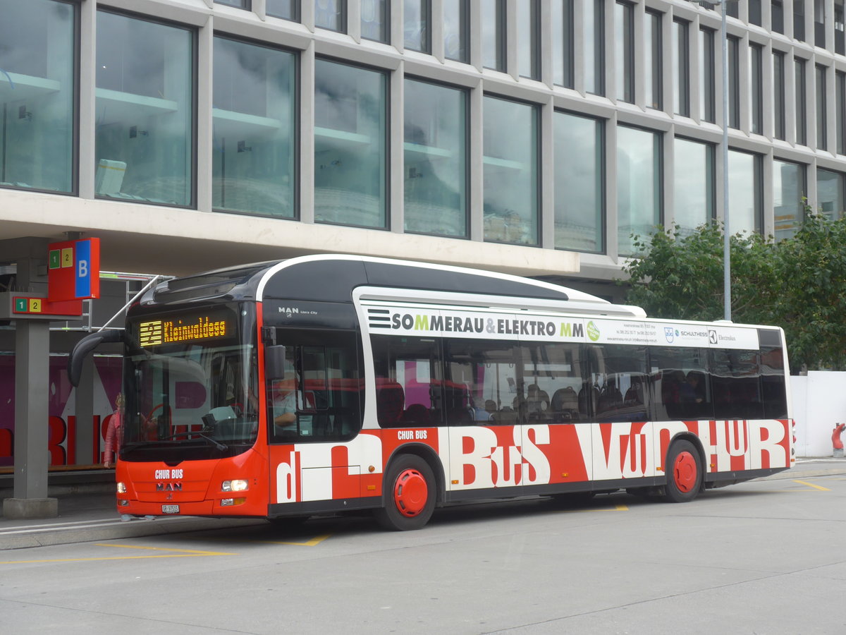 (210'035) - SBC Chur - Nr. 15/GR 97'515 - MAN am 6. Oktober 2019 beim Bahnhof Chur