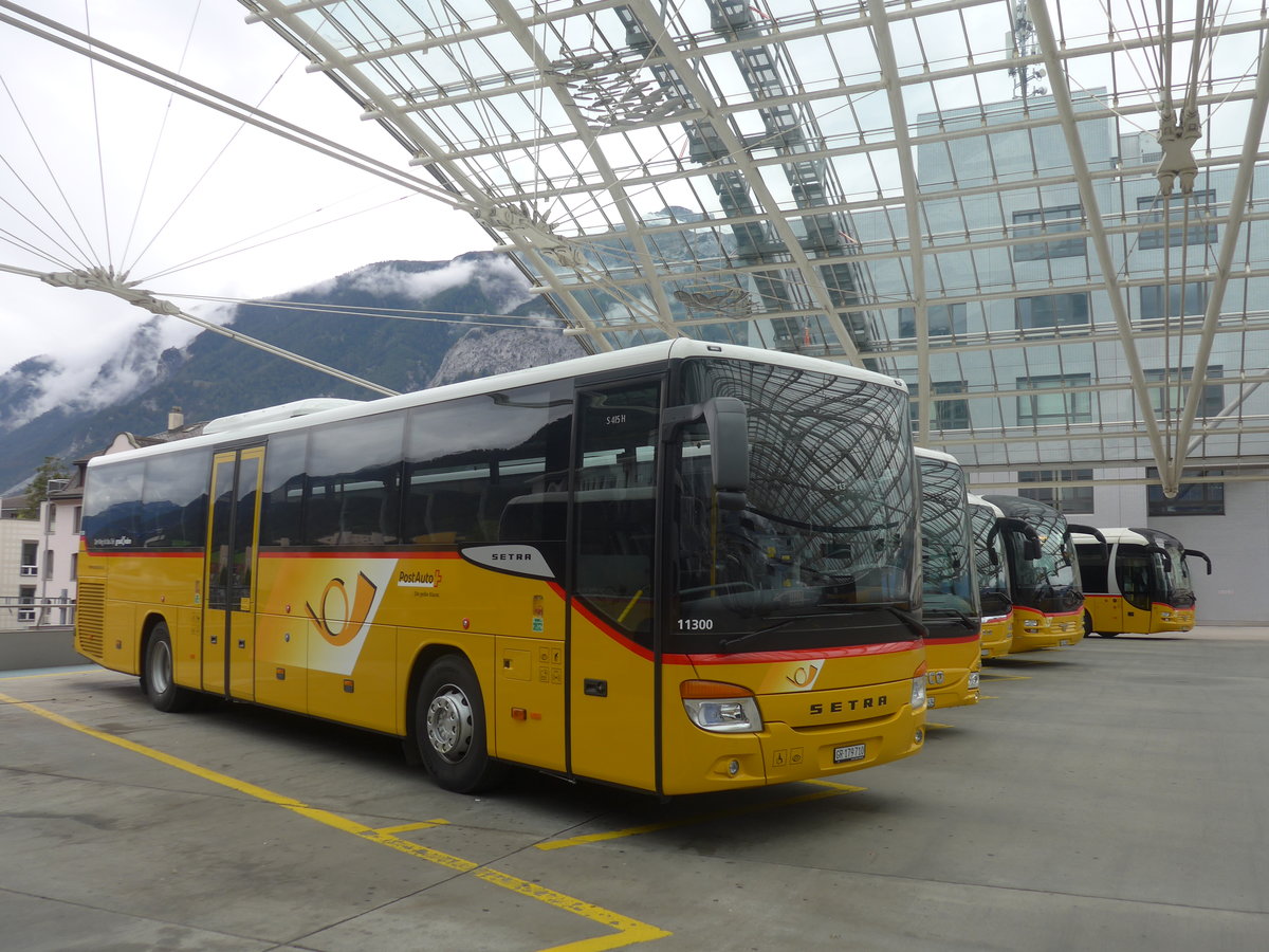 (210'046) - PostAuto Graubnden - GR 179'710 - Setra am 6. Oktober 2019 in Chur, Postautostation