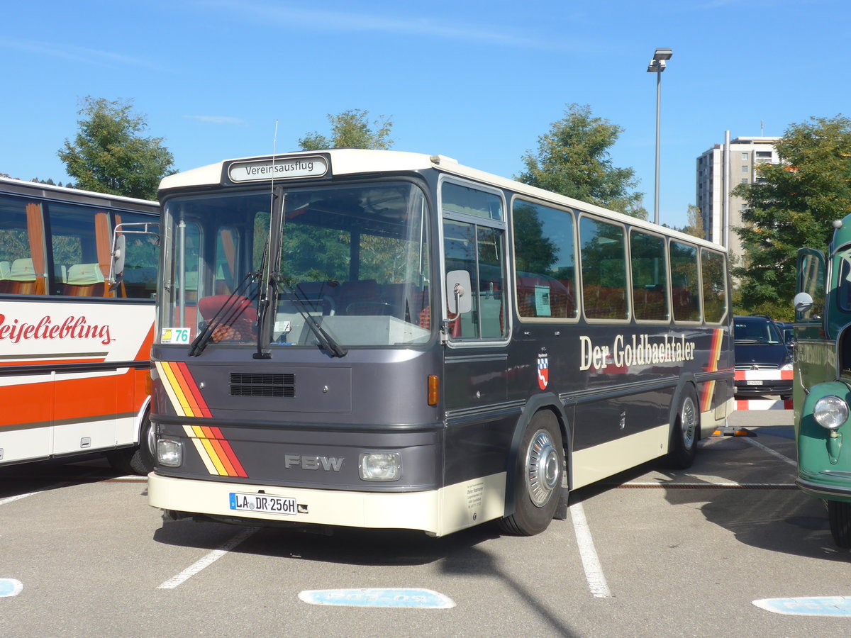 (210'183) - Aus Deutschland: Radlmeier, Ergoldsbach - LA-DR 256H - FBW/Hess (ex HPTrans, CH-Thusis; ex Ruklic, CH-Schaffhausen; ex Tiemann, CH-Oetwil Nr. 18; ex Geiger, CH-Adelboden Nr. 7; ex P 23'418)