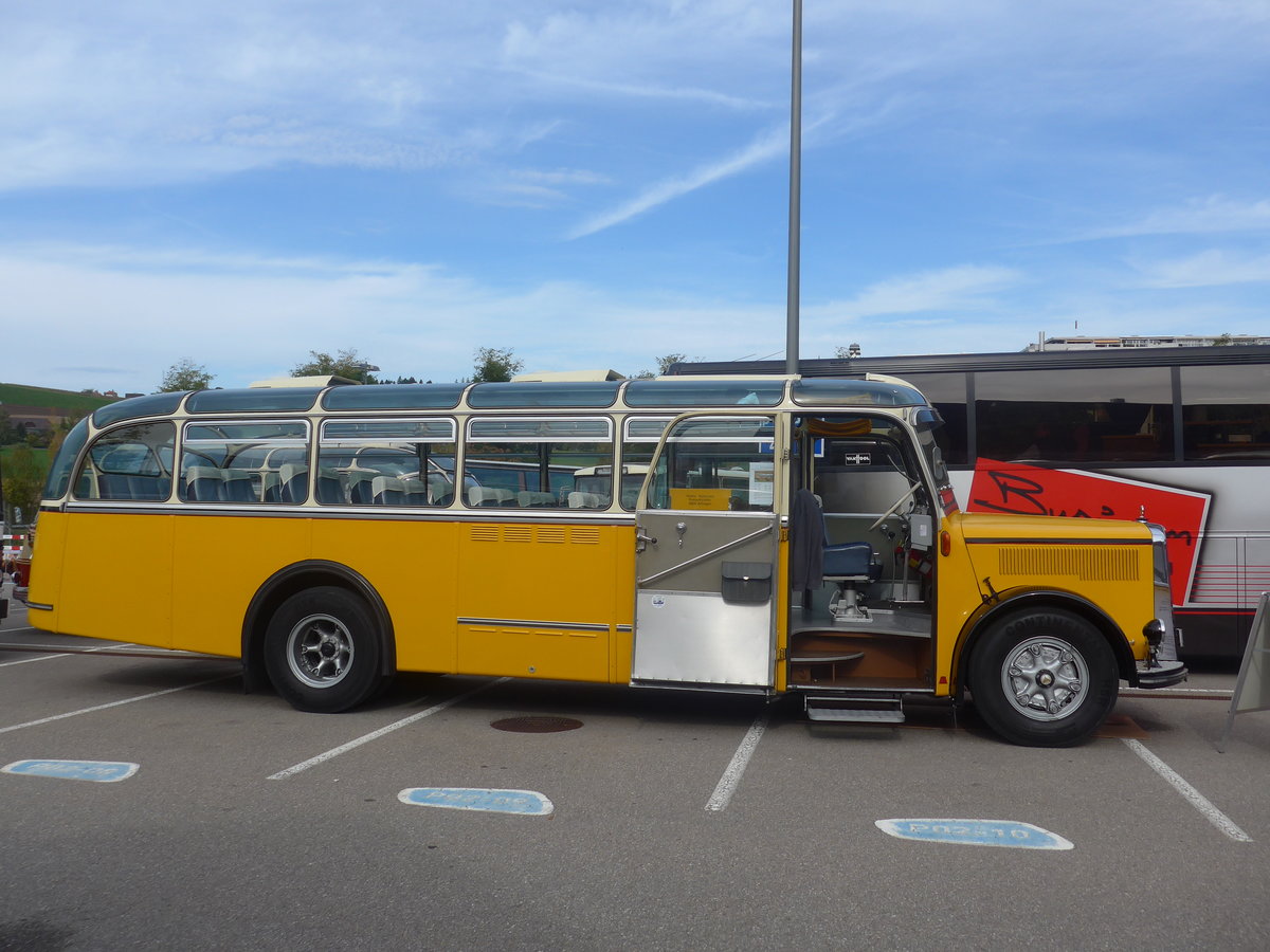 (210'227) - Tschannen, Zofingen - AG 6121 - Saurer/Tscher (ex Luk, Grsch) am 12. Oktober 2019 in Bern, Westside