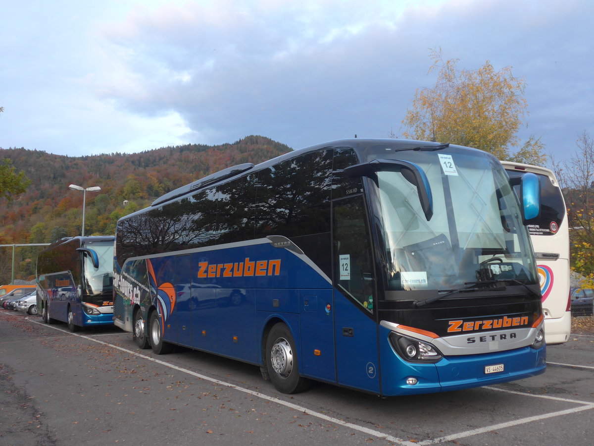 (210'731) - Zerzuben, Visp-Eyholz - Nr. 2/VS 44'605 - Setra am 2. November 2019 in Thun, Seestrasse