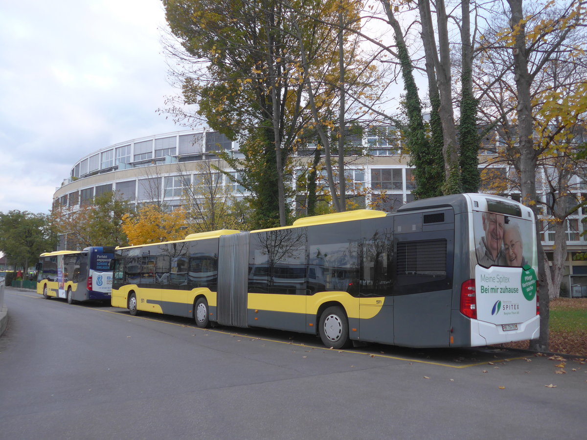 (210'955) - STI Thun - Nr. 703/BE 754'703 - Mercedes am 9. November 2019 bei der Schifflndte Thun