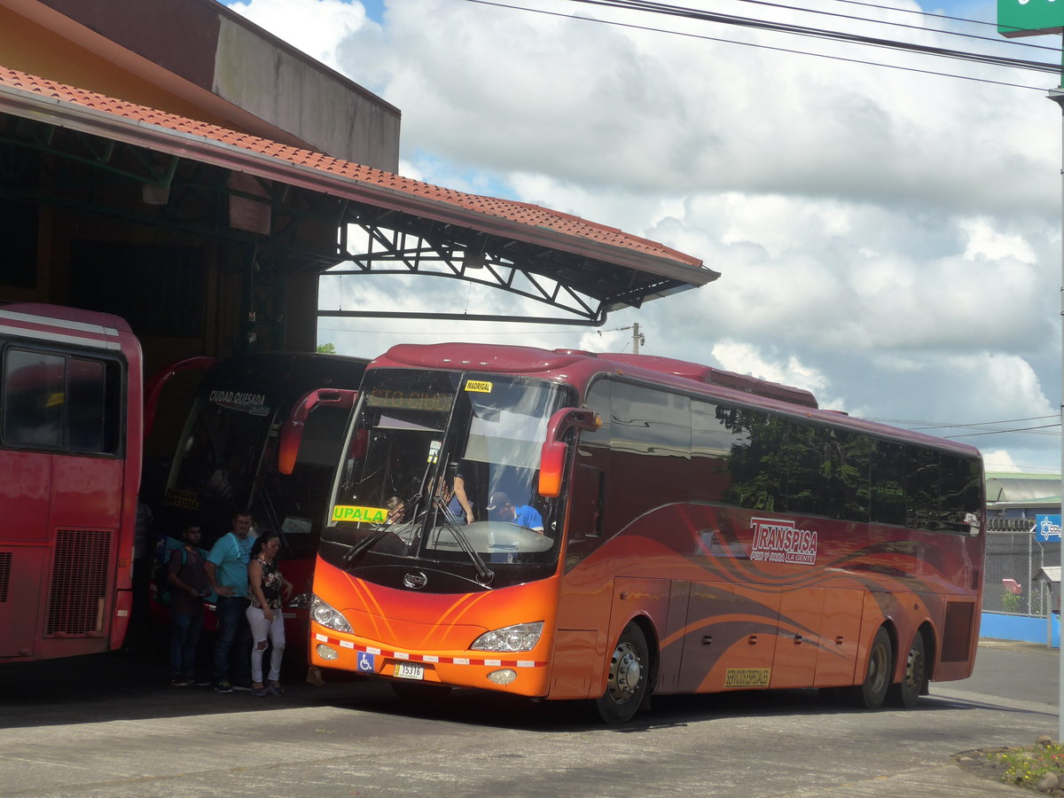 (211'265) - Transpisa, Quesada - 15'316 - BCI am 14. November 2019 in La Fortuna, Busstation