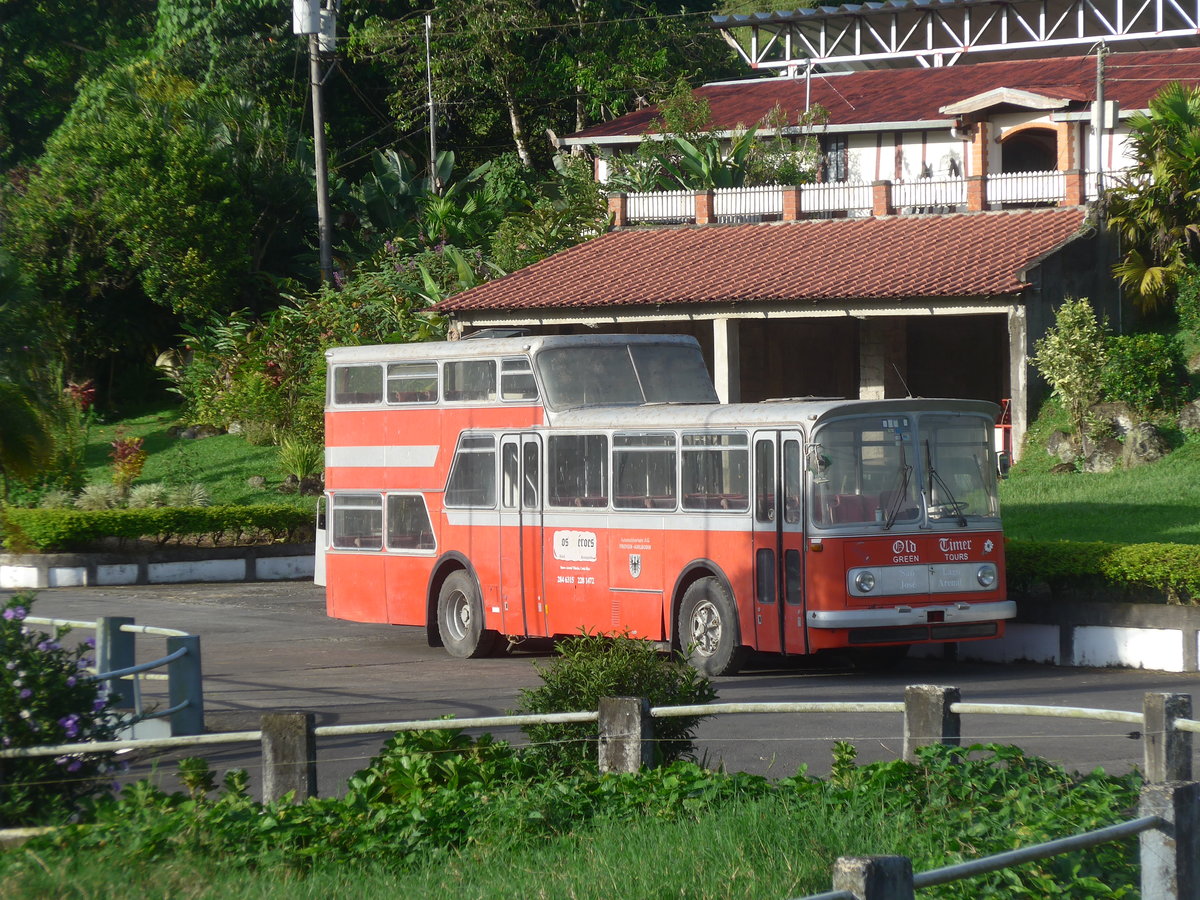 (211'718) - Ulrich, Nuevo Arenal - FBW/Vetter-R&J Anderthalbdecker (ex Wespe, CH-Altsttten; ex AFA Adelboden/CH Nr. 6) am 19. November 2019 in Nuevo Arenal, Los Hroes