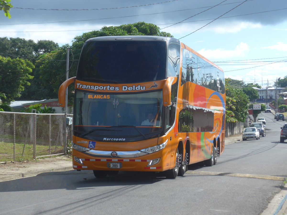 (211'896) - Deldu, San Jos - 3065 - Marcopolo/Scania am 21. November 2019 in La Cruz