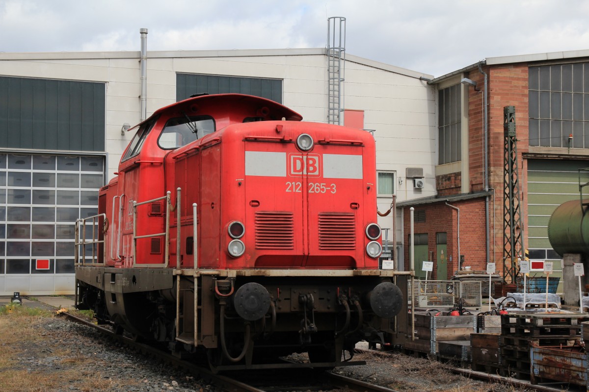 212 265-3 stand am 23. August 2014 in Mainz-Bischofsheim.