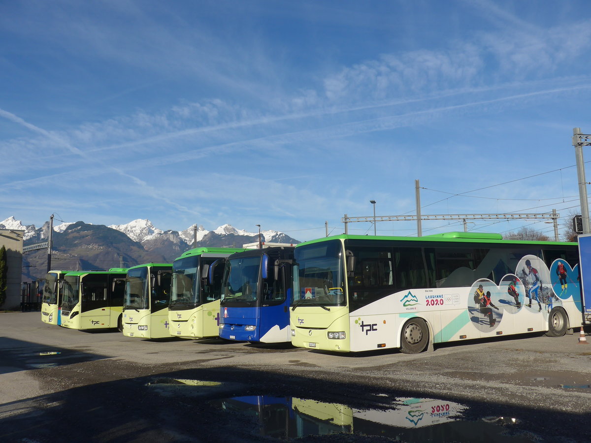 (212'732) - TPC Aigle - Nr. 11/VD 467'746 - Irisbus am 8. Dezember 2019 in Aigle, Dpt