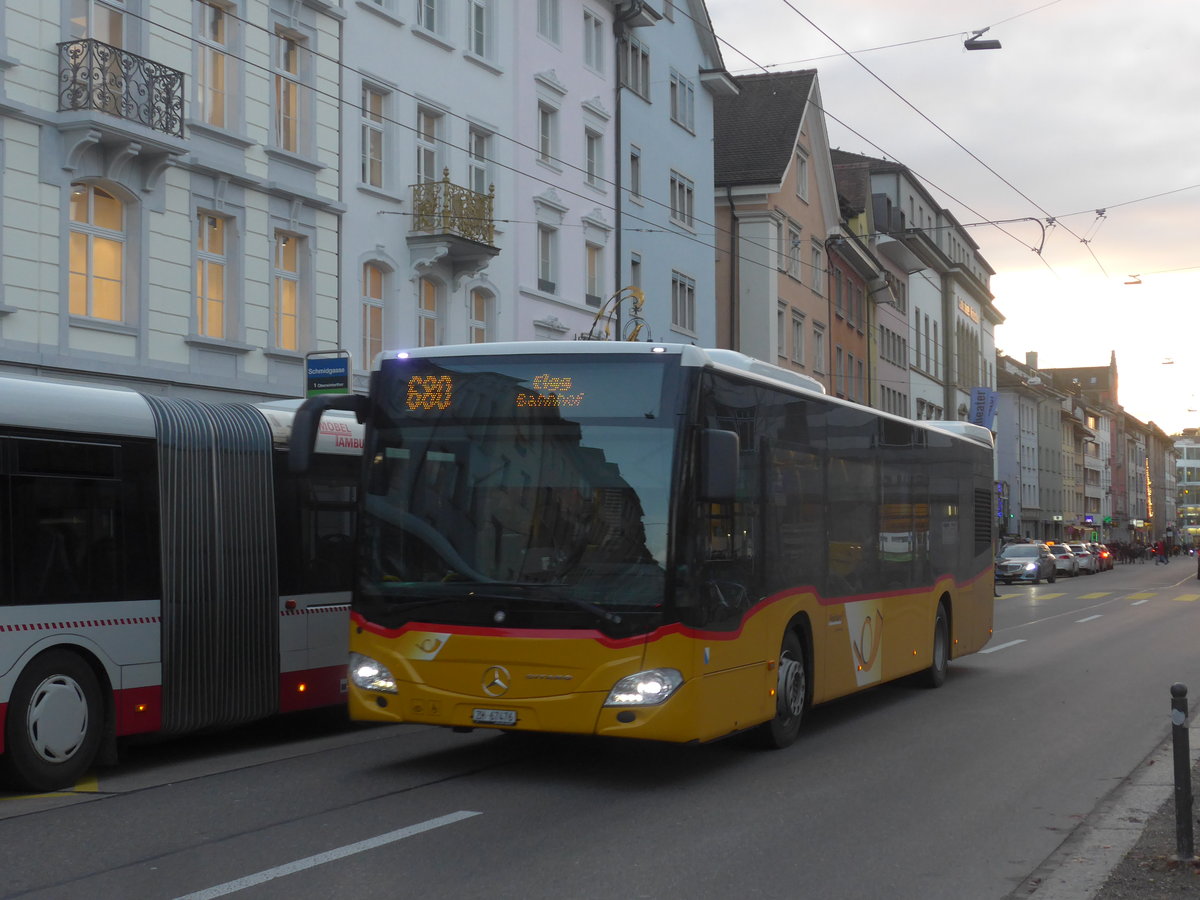 (213'003) - Steiger, Schlatt - Nr. 335/ZH 67'476 - Mercedes am 14. Dezember 2019 in Winterthur, Schmidgasse