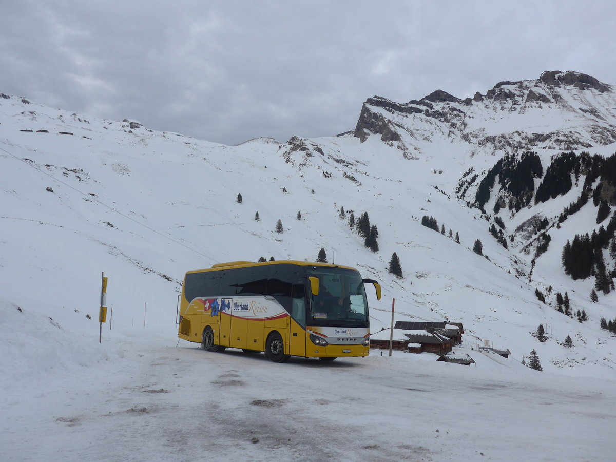 (213'172) - Oberland Reisen, Thun - Nr. 22/BE 92'977 - Setra (ex AVG Grindelwald Nr. 22) am 26. Dezember 2019 auf der Bussalp