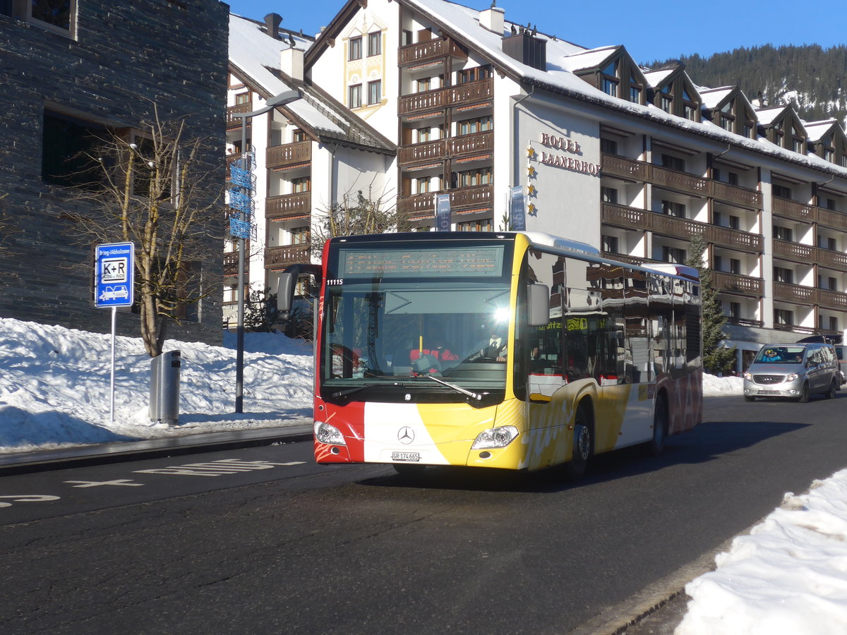 (213'238) - Stuppan, Flims - GR 174'665 - Mercedes am 1. Januar 2020 in Laax, Bergbahnen