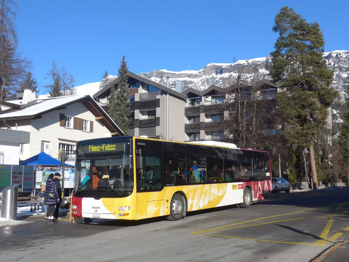 (213'251) - Stuppan, Flims - GR 64'143 - MAN am 1. Januar 2020 in Flims, Caumasee