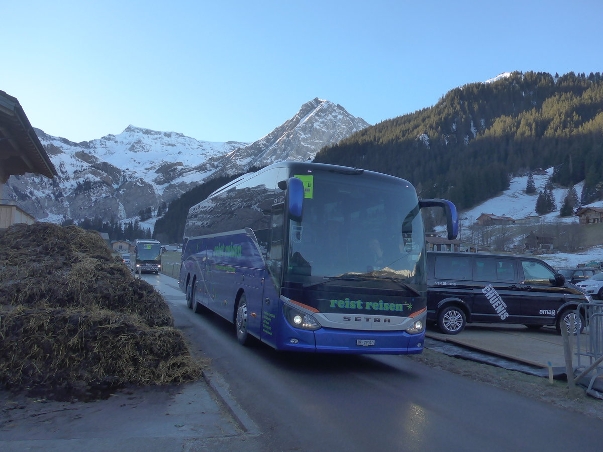 (213'543) - Reist, Gutenburg - BE 29'010 - Setra am 11. Januar 2020 in Adelboden, Weltcup