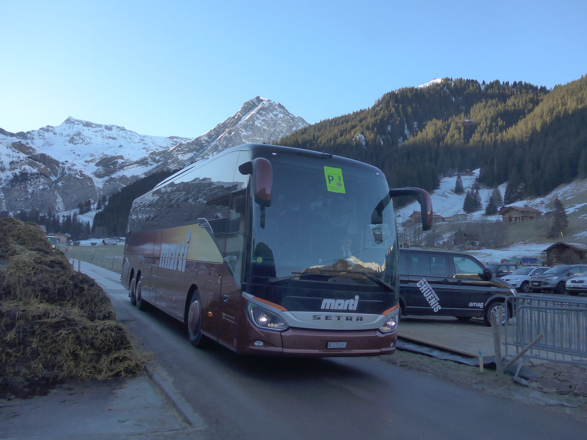 (213'554) - Marti, Kallnach - Nr. 11/BE 572'211 - Setra am 11. Januar 2020 in Adelboden, Weltcup