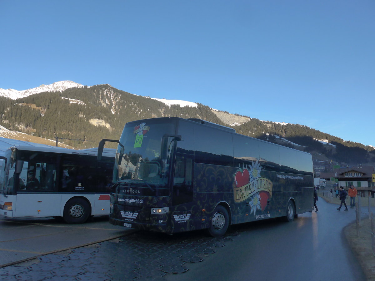 (213'563) - Gast, Utzenstorf - BE 41'755 - Van Hool am 11. Januar 2020 in Adelboden, Weltcup