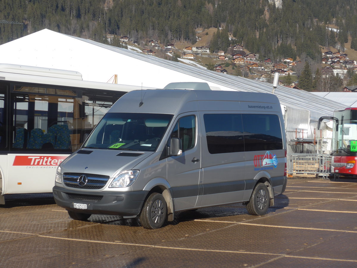 (213'593) - Ott, Steffisburg - BE 625'230 - Mercedes am 11. Januar 2020 in Adelboden, Weltcup