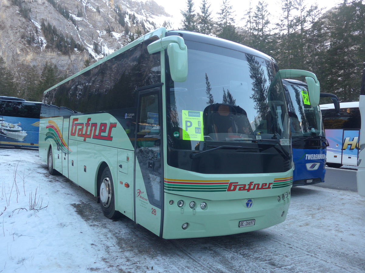 (213'658) - Gafner, Thun - Nr. 28/BE 26'697 - Temsa am 11. Januar 2020 in Adelboden, Unter dem Birg