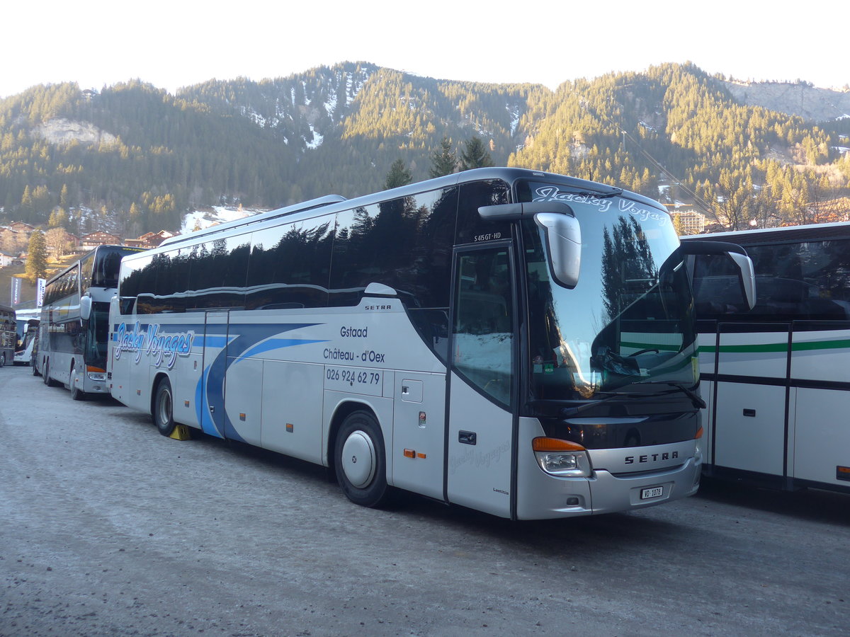 (213'697) - Jacky Voyages, Chteau-d'Oex - VD 1078 - Setra am 11. Januar 2020 in Adelboden, ASB