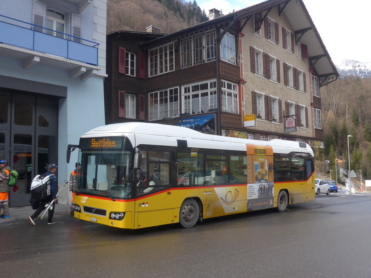 (213'917) - PostAuto Bern - BE 610'543 - Volvo am 19. Januar 2020 beim Bahnhof Lauterbrunnen