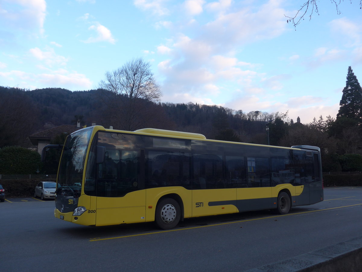 (213'950) - STI Thun - Nr. 500/BE 403'500 - Mercedes am 19. Januar 2020 bei der Schifflndte Thun