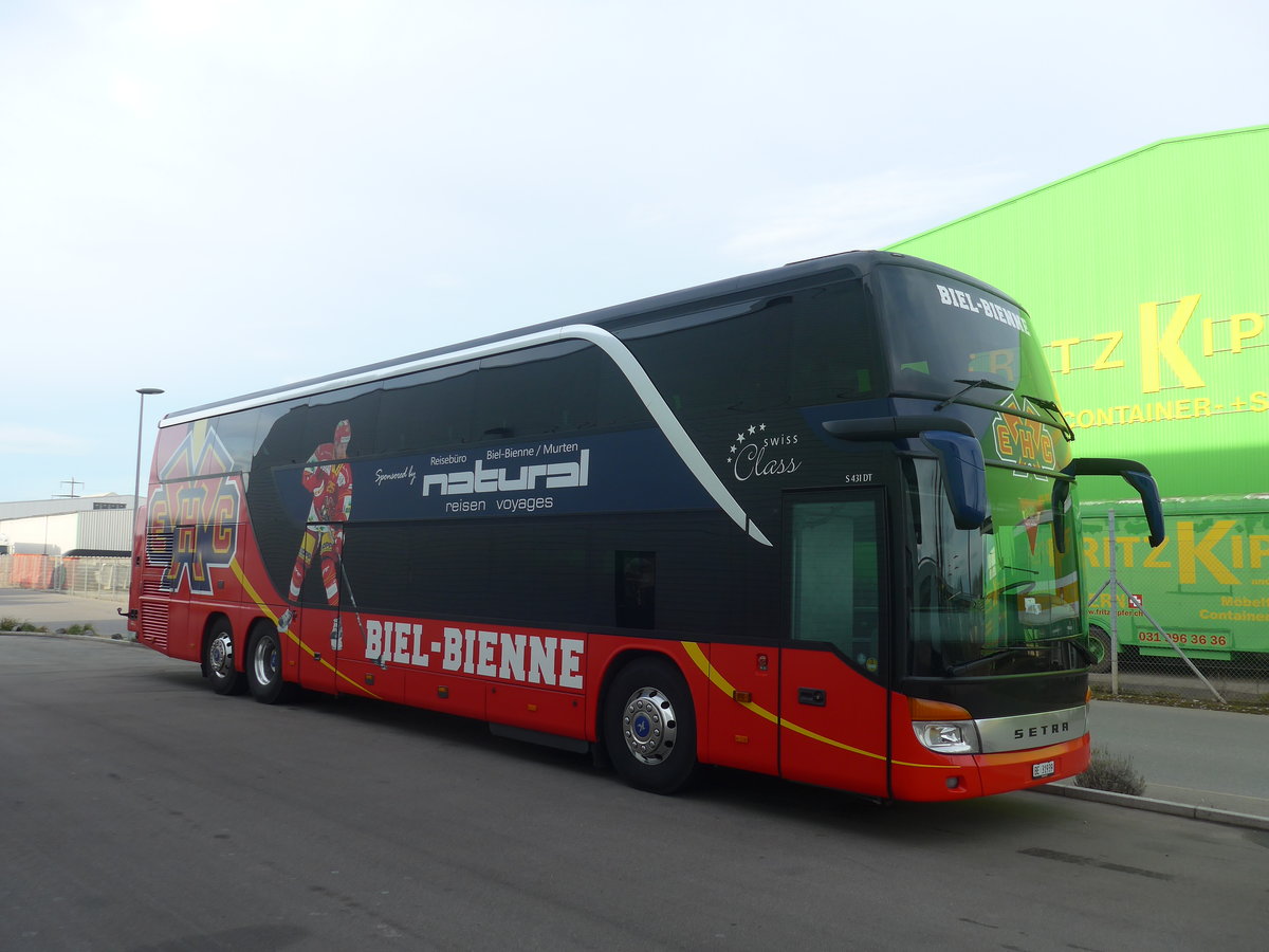 (214'243) - Natural Reisen, Biel - BE 31'939 - Setra am 16. Februar 2020 in Kerzers, Interbus