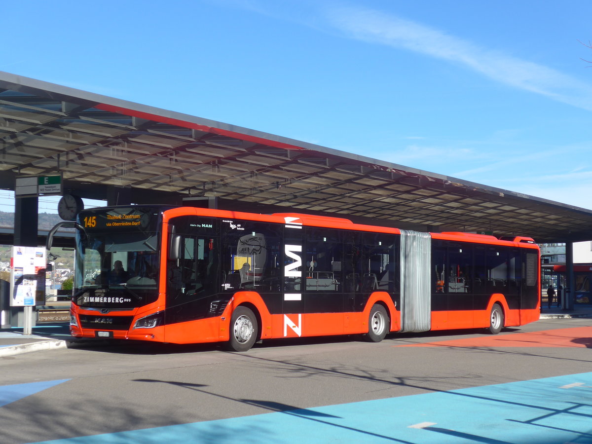 (214'674) - AHW Horgen - Nr. 614/ZH 897'261 - MAN am 20. Februar 2020 beim Bahnhof Horgen