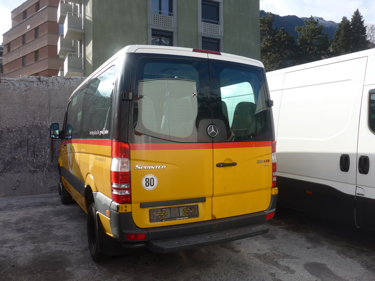 (214'935) - PostAuto Graubnden - (GR 71'214) - Mercedes am 1. Mrz 2020 in Chur, Garage