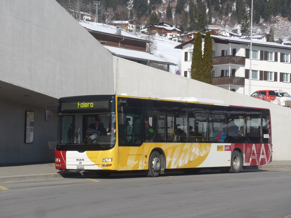 (214'956) - Stuppan, Flims - GR 64'143 - MAN am 1. Mrz 2020 in Flims, Bergbahnen