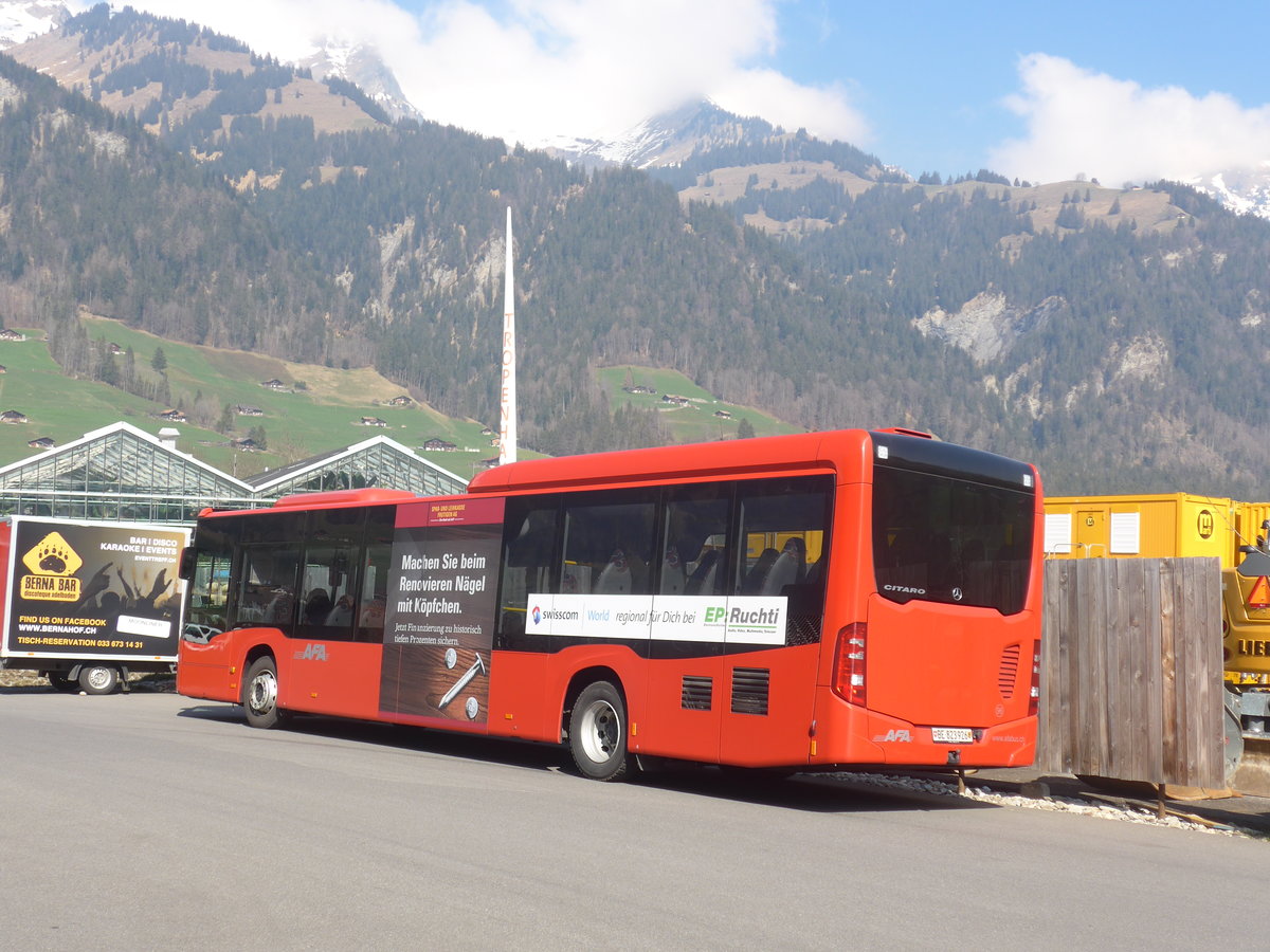 (215'513) - AFA Adelboden - Nr. 96/BE 823'926 - Mercedes am 25. Mrz 2020 in Frutigen, Garage