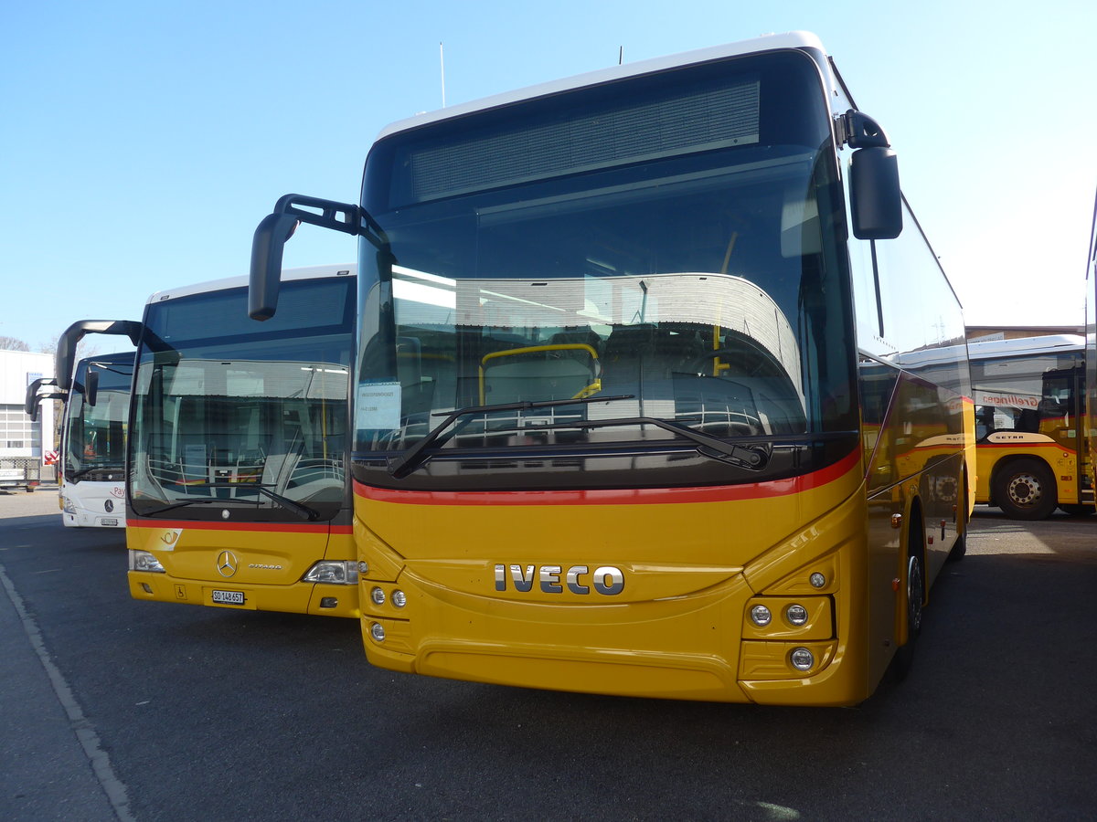 (215'849) - TSAR, Sierre - PID 11'388 - Iveco am 4. April 2020 in Kerzers, Interbus