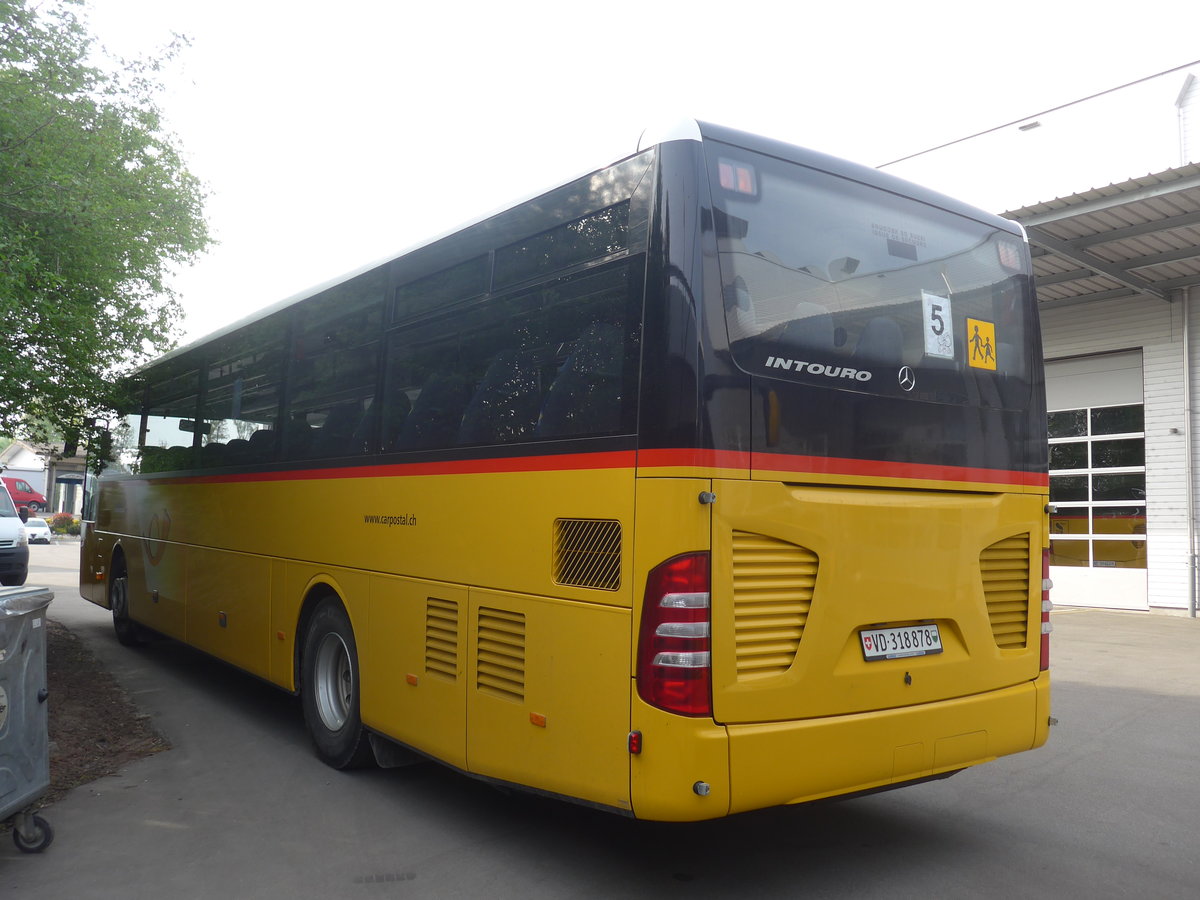 (216'213) - CarPostal Ouest - VD 318'878 - Mercedes am 19. April 2020 in Kerzers, Interbus