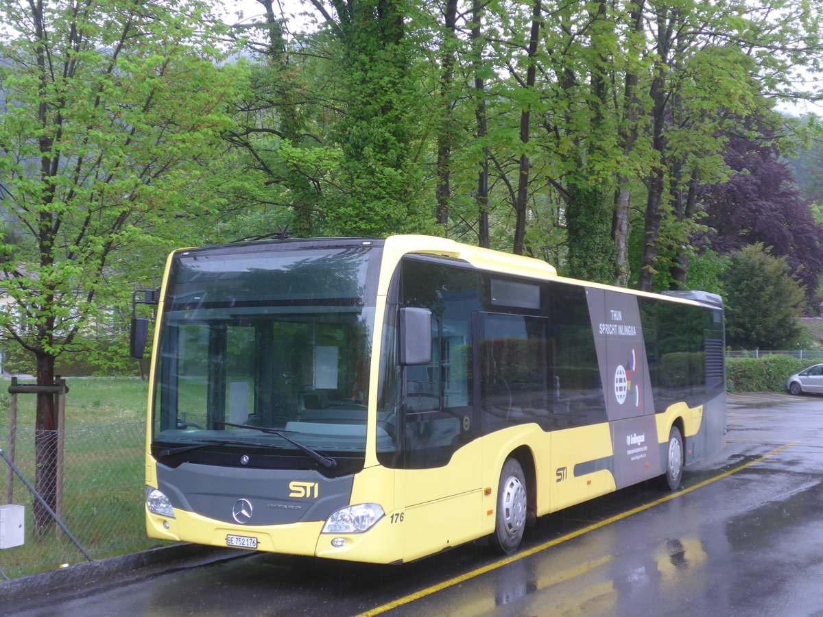 (216'532) - STI Thun - Nr. 176/BE 752'176 - Mercedes am 28. April 2020 bei der Schifflndte Thun