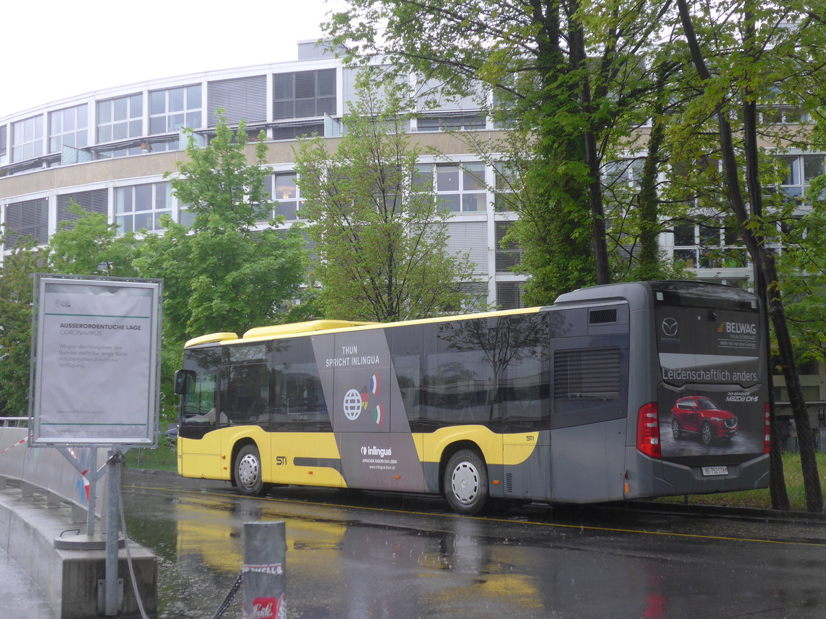 (216'533) - STI Thun - Nr. 176/BE 752'176 - Mercedes am 28. April 2020 bei der Schifflndte Thun