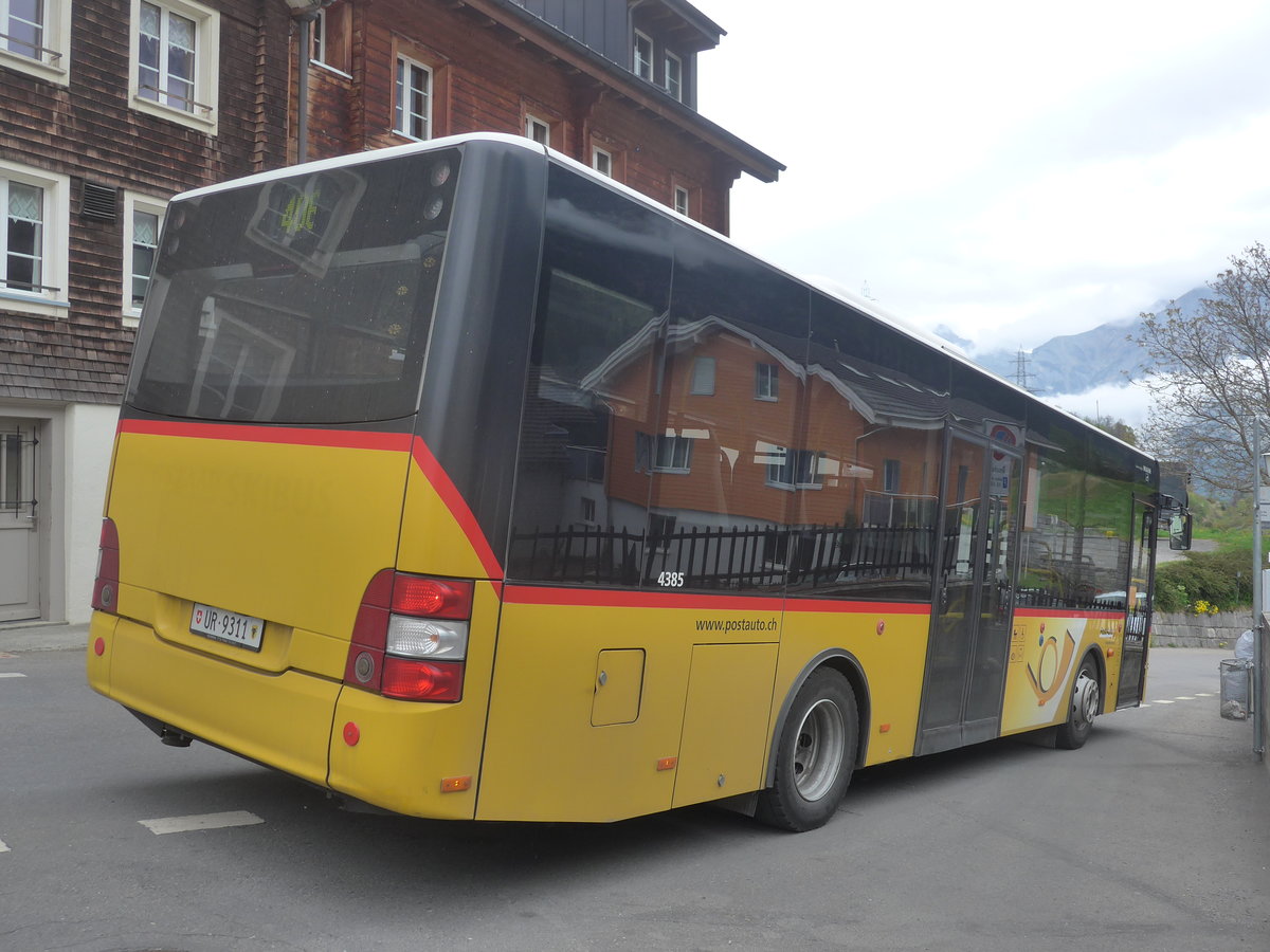 (216'545) - AAGU Altdorf - Nr. 72/UR 9311 - MAN/Gppel (ex PostAuto Bern; ex PostAuto Bern Nr. 217; ex RBS Worblaufen Nr. 217) am 28. April 2020 in Gurtnellen, Dorf