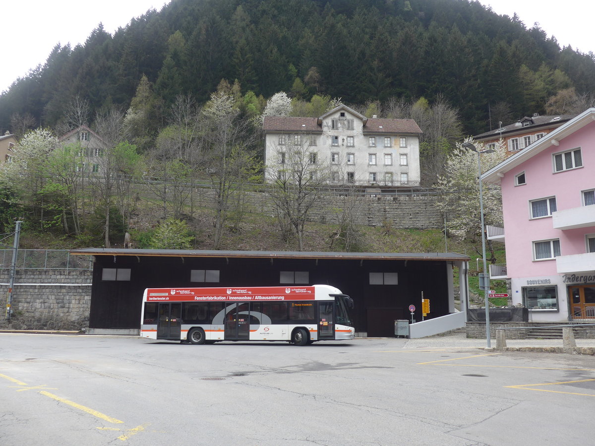 (216'557) - AAGU Altdorf - Nr. 12/UR 9315 - Hess am 28. April 2020 beim Bahnhof Gschenen