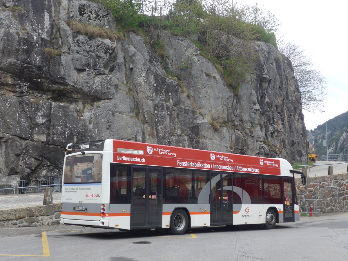 (216'559) - AAGU Altdorf - Nr. 12/UR 9315 - Hess am 28. April 2020 beim Bahnhof Gschenen