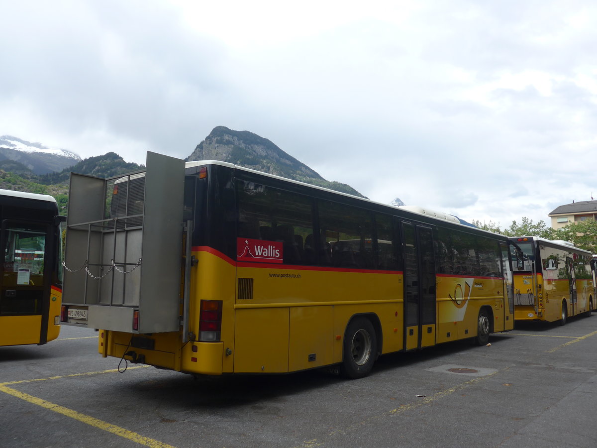 (216'567) - PostAuto Wallis - VS 498'945 - Volvo (ex PostAuto Graubnden GR 180'030; ex Reptrans, Salouf; ex PostAuto Graubnden GR 102'313) am 28. April 2020 in Brig, Garage